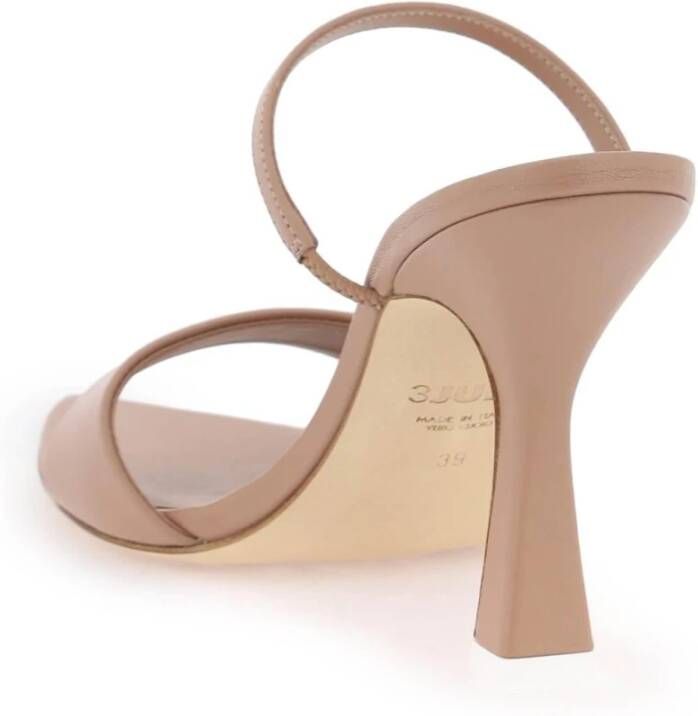 3Juin Leda Leren Sandalen Vrouwen Beige Dames