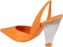 3Juin Pumps Orange Dames - Thumbnail 3