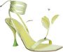 3Juin Veren Detail Wikkel Sandalen Yellow Dames - Thumbnail 2