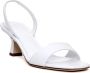 3Juin Witte Leren Sandalen Elegante Stijl White Dames - Thumbnail 2