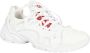 44 Label Group Mid-top sneakers Ronde neus White Heren - Thumbnail 2