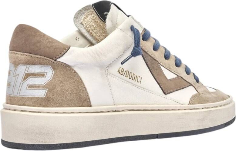 4B12 Sneakers Trendy Beige Heren