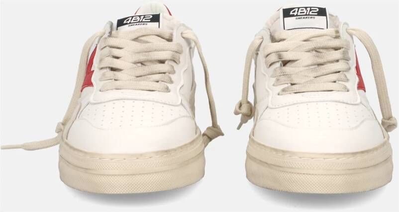 4B12 Hyper Herensneakers Wit White Heren