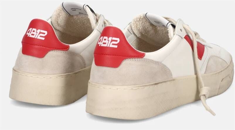 4B12 Hyper Herensneakers Wit White Heren