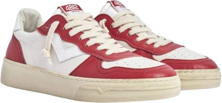 4B12 Lage Sneakers Red Heren