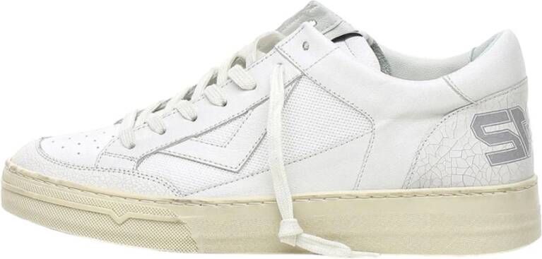 4B12 Lage Sneakers White Heren