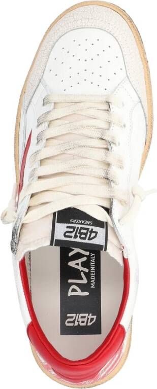 4B12 Rood Wit Playnew Stijl U118 White Heren