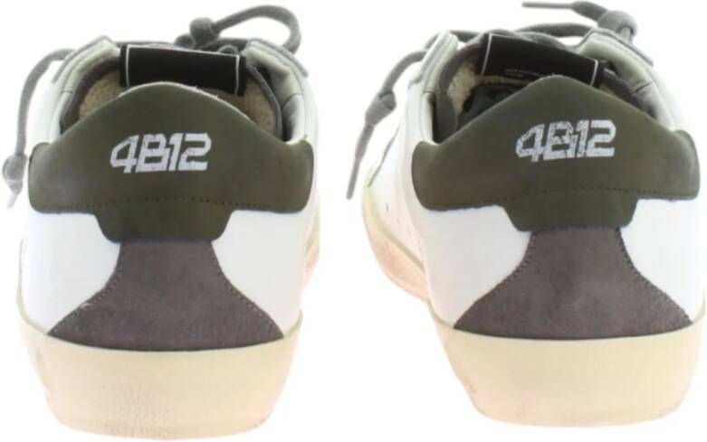 4B12 Sneakers Trendy White Heren