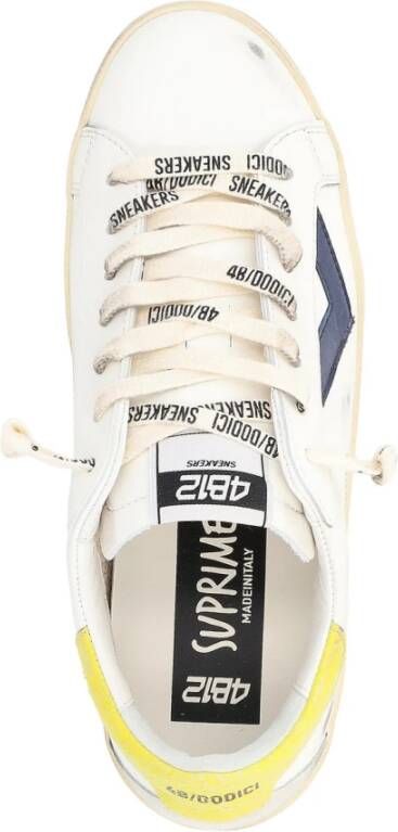 4B12 Witte Tweety Supreme-U205 Sneakers White Heren