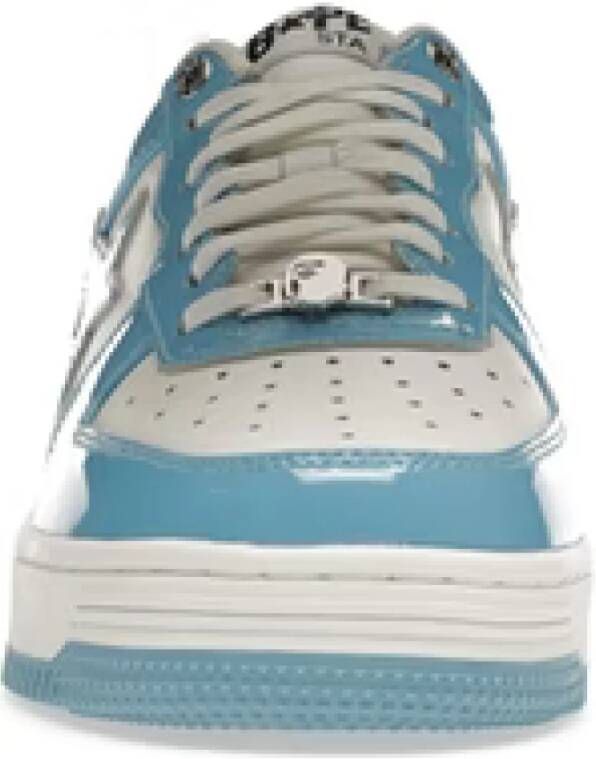 A Bathing APE Blauwe Bapesta Klassieke Sneaker Release Blue Heren