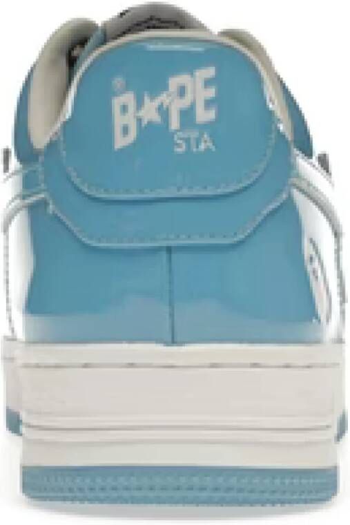 A Bathing APE Blauwe Bapesta Klassieke Sneaker Release Blue Heren