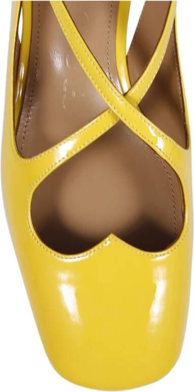 A. Bocca Gele Sling Back Liefde Schoenen Yellow Dames