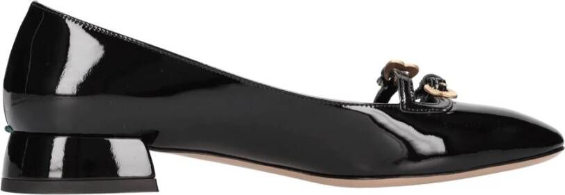 A. Bocca Platte schoenen Zwart Black Dames