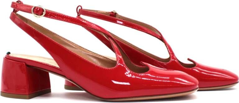 A. Bocca Rode Vernice Sling Back Liefde Red Dames