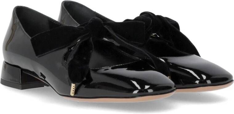 A. Bocca Zwarte Mary Jane Ballet Flats met Strik Black Dames