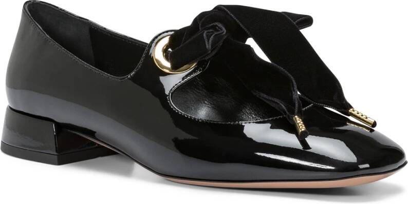 A. Bocca Zwarte leren ballerina schoenen Black Dames