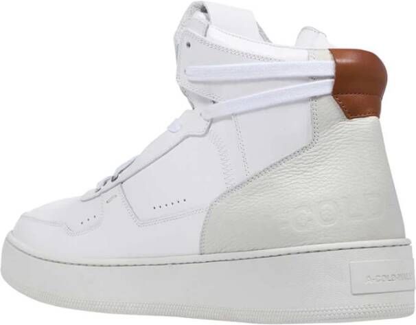 A-Cold-Wall Hoge leren sneakers White Heren