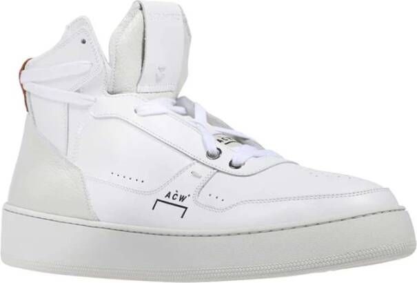 A-Cold-Wall Hoge leren sneakers White Heren