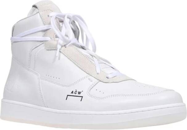 A-Cold-Wall Hoge Leren Sneakers White Heren