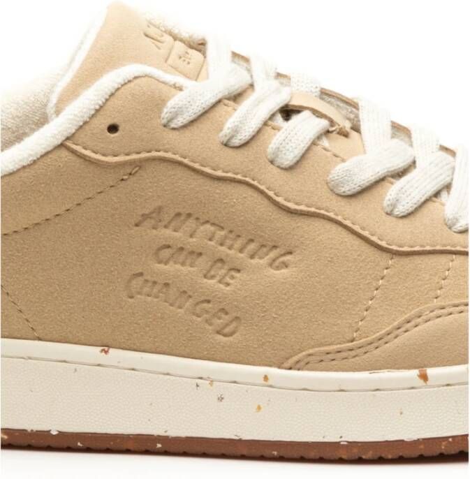 Acbc Beige Suède Sneakers Beige Heren