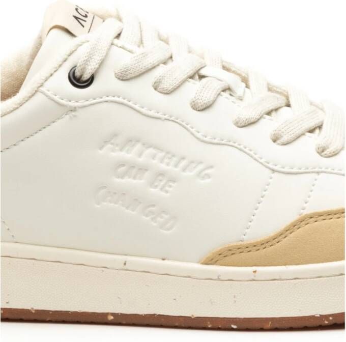 Acbc Witte Retro Sneakers White Heren