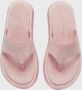 Acne Studios Blush Pink Leren Flip Flops Pink Dames - Thumbnail 3