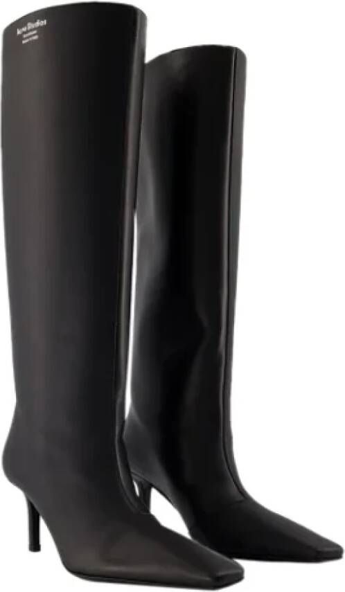 Acne Studios Leather boots Black Dames