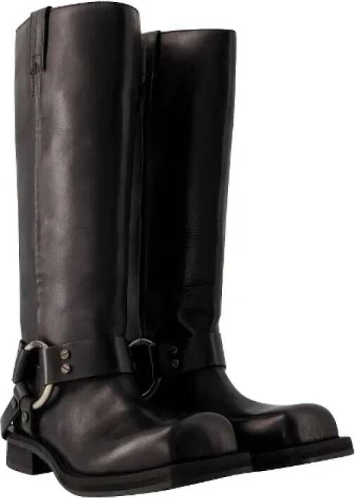 Acne Studios Leather boots Black Dames