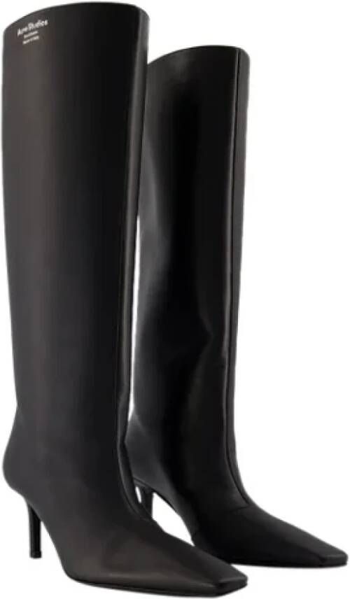 Acne Studios Leather boots Black Dames