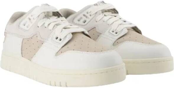 Acne Studios Leather sneakers White Heren