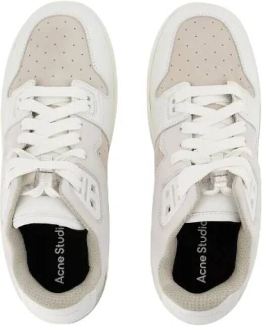 Acne Studios Leather sneakers White Heren