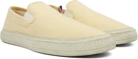 Acne Studios Lichtgele Slip On Sneakers Yellow Heren