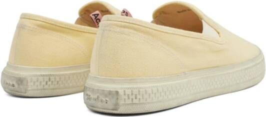 Acne Studios Lichtgele Slip On Sneakers Yellow Heren