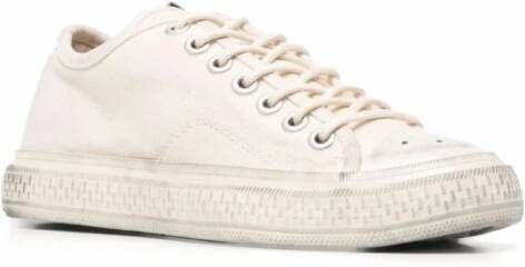 Acne Studios Off White Tumbled Sneakers Beige Dames