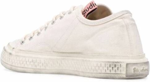 Acne Studios Off White Tumbled Sneakers Beige Dames