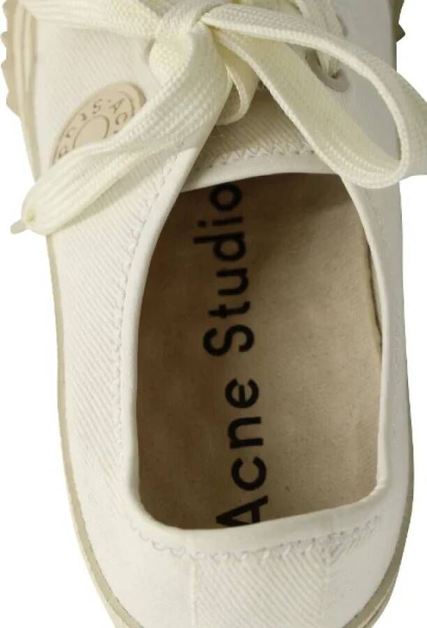 Acne Studios Pre-owned Canvas sneakers White Dames