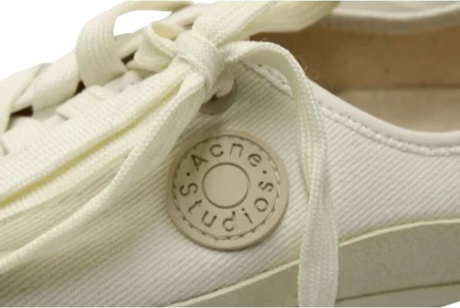 Acne Studios Pre-owned Canvas sneakers White Dames