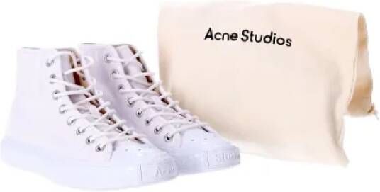 Acne Studios Pre-owned Cotton sneakers White Dames