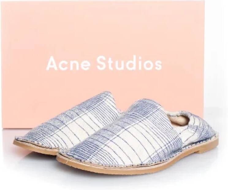 Acne Studios Pre-owned Fabric sneakers White Dames