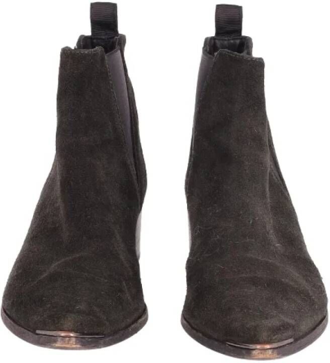 Acne Studios Pre-owned Leather boots Black Dames