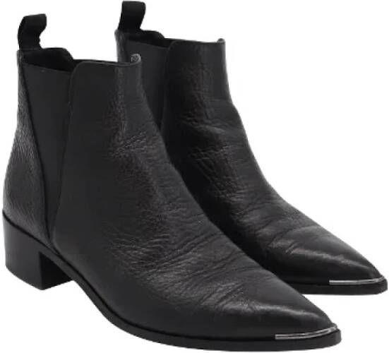 Acne Studios Pre-owned Leather boots Black Dames