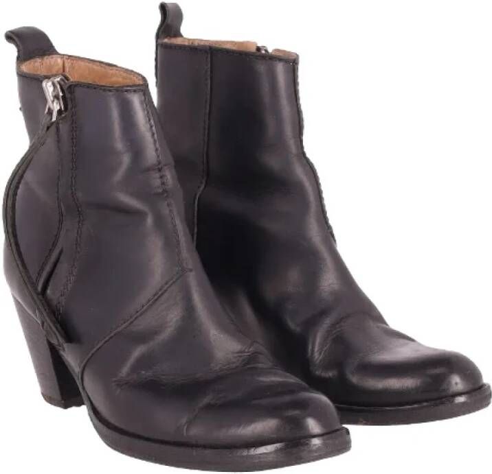 Acne Studios Pre-owned Leather boots Black Dames