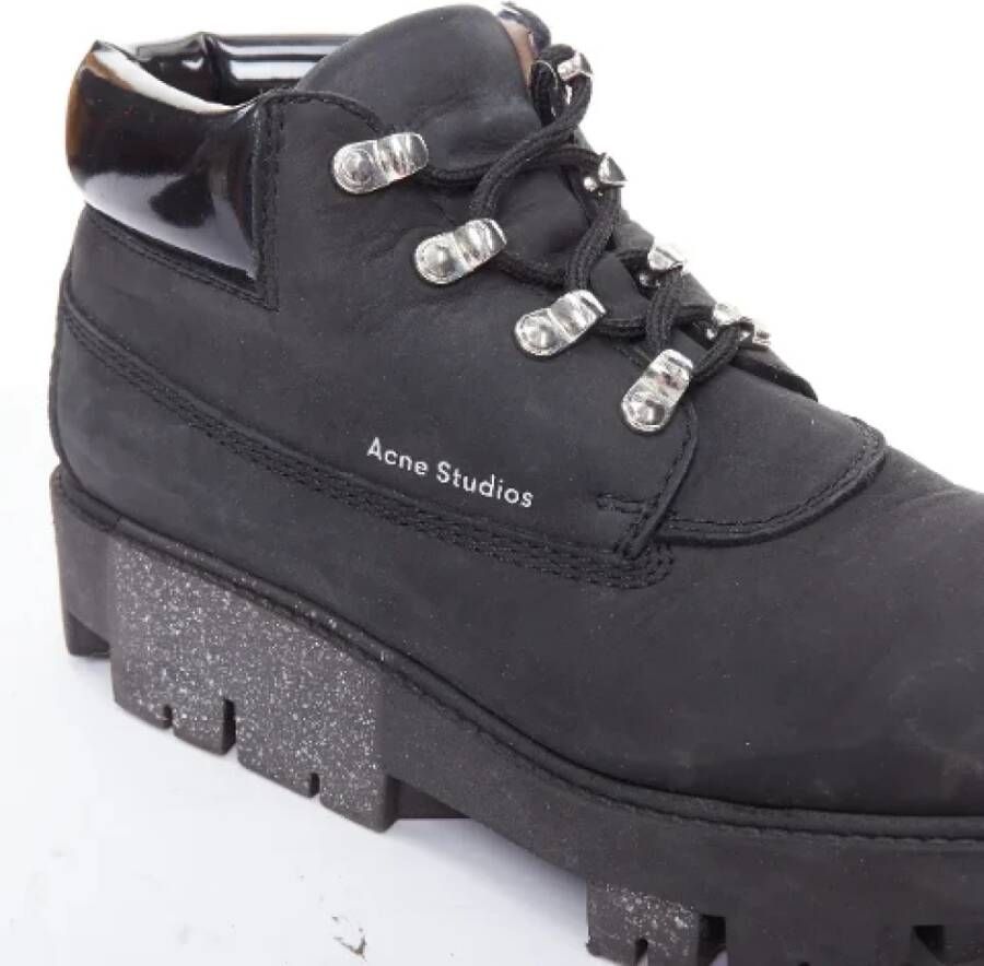 Acne Studios Pre-owned Leather boots Black Dames