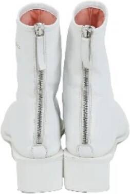 Acne Studios Pre-owned Leather boots White Dames