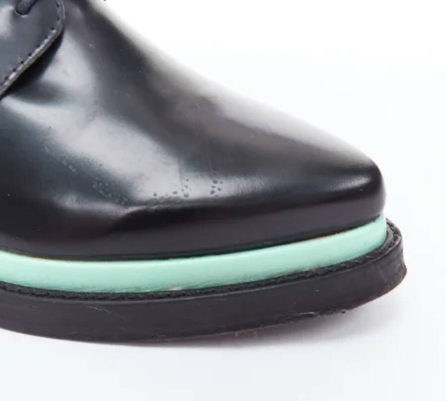 Acne Studios Pre-owned Leather flats Black Dames