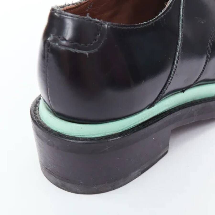 Acne Studios Pre-owned Leather flats Black Dames