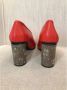 Acne Studios Pre-owned Leather heels Red Dames - Thumbnail 4