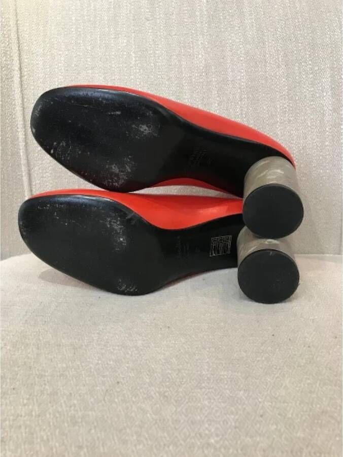 Acne Studios Pre-owned Leather heels Red Dames