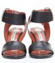 Acne Studios Pre-owned Leather sandals Black Dames - Thumbnail 2