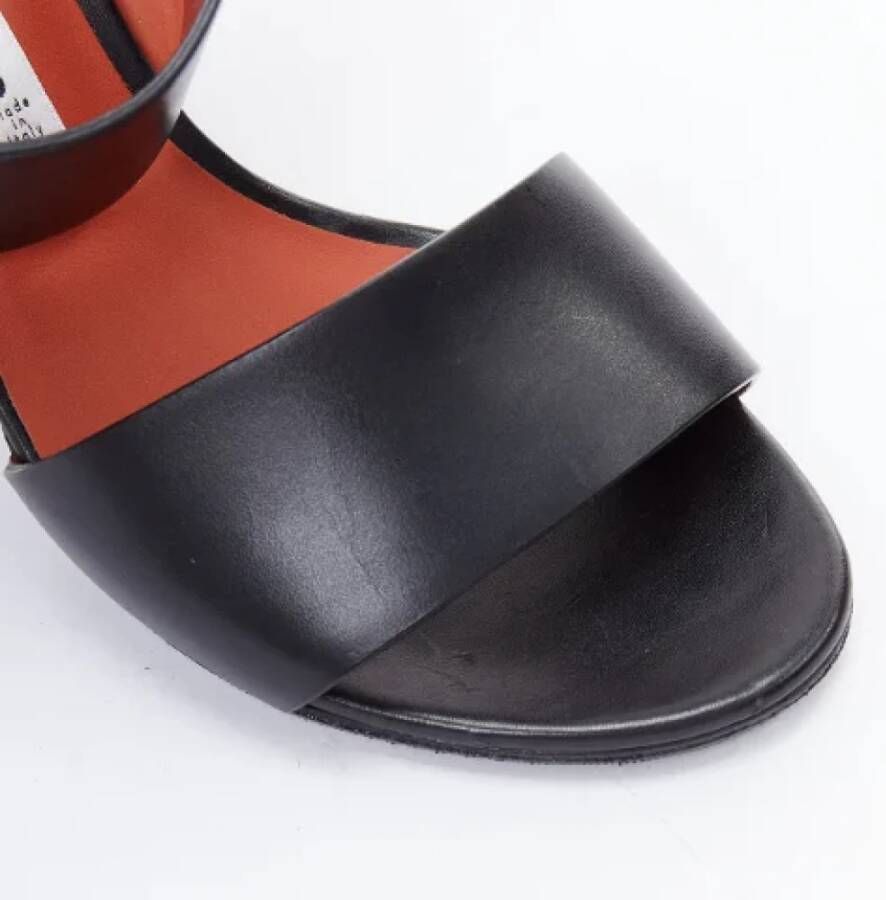 Acne Studios Pre-owned Leather sandals Black Dames